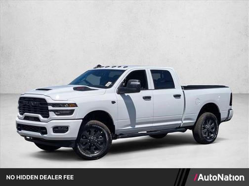 Bright White Clearcoat 2027 RAM 2500 Black Express