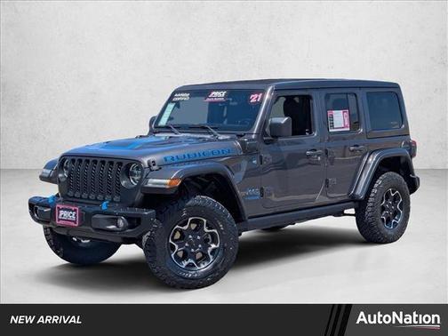 Granite Crystal Metallic Clearcoat 2021 Jeep Wrangler Unlimited 4xe Rubicon