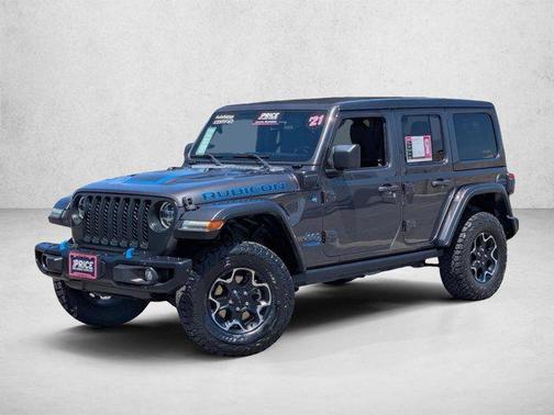Granite Crystal Metallic Clearcoat 2021 Jeep Wrangler Unlimited 4xe Rubicon