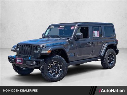 Granite Crystal Metallic Clearcoat 2021 Jeep Wrangler Unlimited 4xe Rubicon