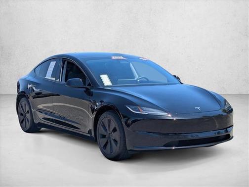 Solid Black 2024 Tesla Model 3 Long Range