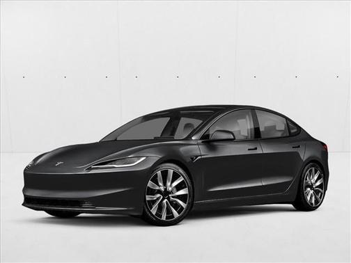 Solid Black 2024 Tesla Model 3 Long Range
