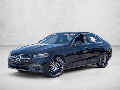 Black 2024 Mercedes-Benz C-Class C 300