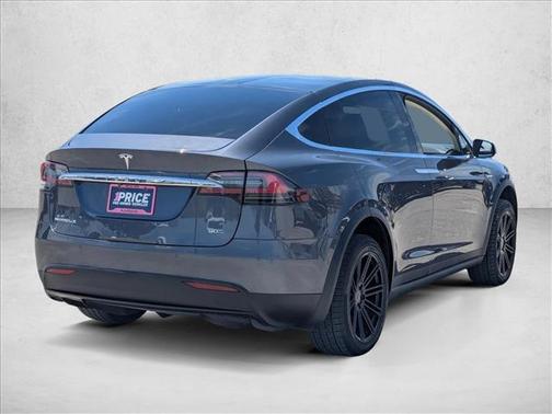 Titanium Metallic 2016 Tesla Model X 90D