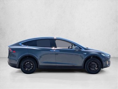 Titanium Metallic 2016 Tesla Model X 90D