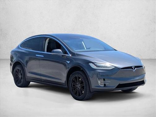 Titanium Metallic 2016 Tesla Model X 90D