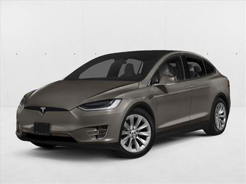 Titanium Metallic 2016 Tesla Model X 90D