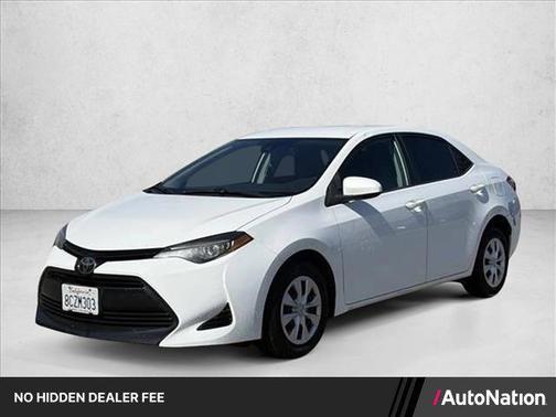 Super White 2017 Toyota Corolla L