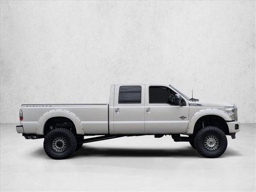 White Platinum Metallic Tri-Coat 2015 Ford F-350 Platinum