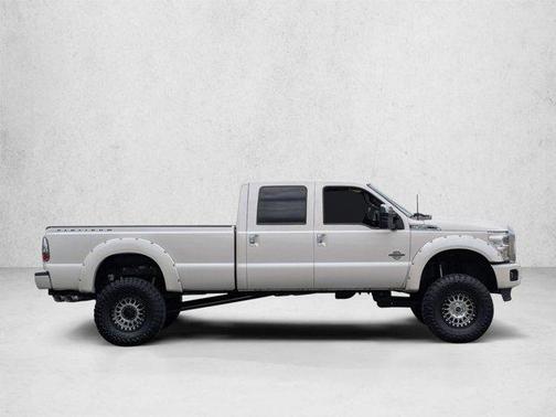 White Platinum Metallic Tri-Coat 2015 Ford F-350 Platinum