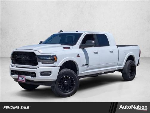 Bright White Clearcoat 2021 RAM 2500 Limited Mega Cab 4x4 6'4' Box
