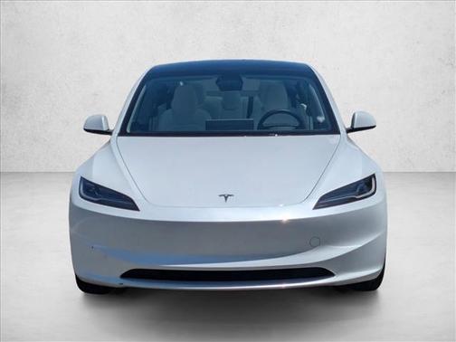 Pearl White Multi-Coat 2025 Tesla Model 3 Long Range