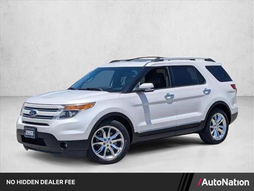 White Platinum Metallic Tri-Coat 2013 Ford Explorer Limited