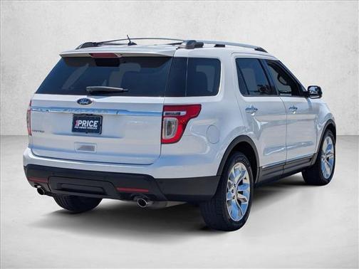 White Platinum Metallic Tri-Coat 2013 Ford Explorer Limited
