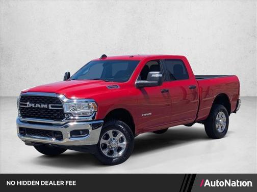 Flame Red Clearcoat 2024 RAM 2500 Big Horn Crew Cab 4x4 6'4' Box