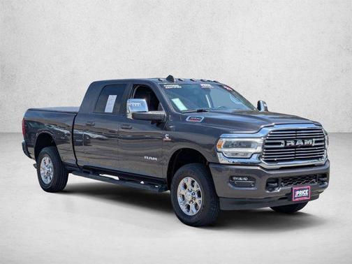 Granite Crystal Metallic Clearcoat 2023 RAM 3500 Laramie Mega Cab 4x4 6'4' Box