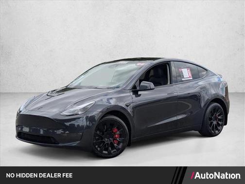Stealth Grey 2025 Tesla Model Y Long Range Dual Motor All-Wheel Drive