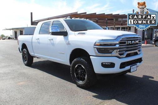 Bright White Clearcoat 2025 RAM 2500 Laramie Mega Cab 4x4 6'4' Box