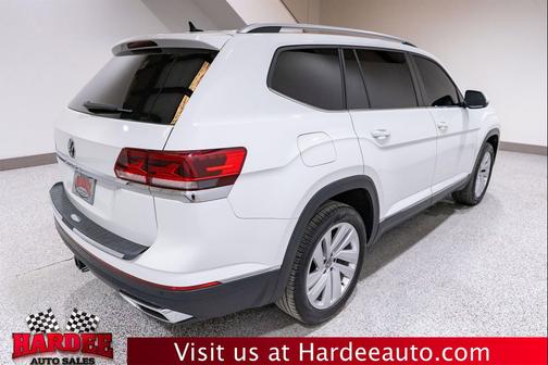 Pure White 2021 Volkswagen Atlas 3.6L SEL