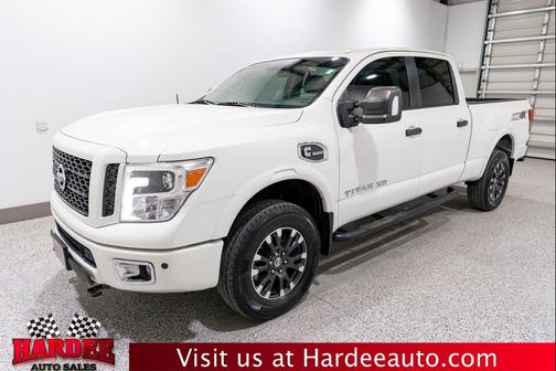 Pearl White 2019 Nissan Titan XD PRO-4X
