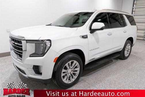 White Frost Tricoat 2023 GMC Yukon SLT
