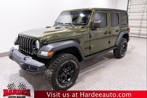 Sarge Green Clearcoat 2023 Jeep Wrangler Willys