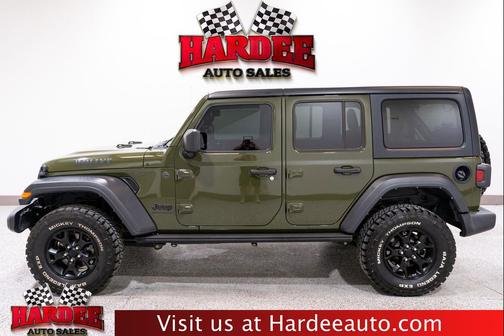 Sarge Green Clearcoat 2023 Jeep Wrangler Willys