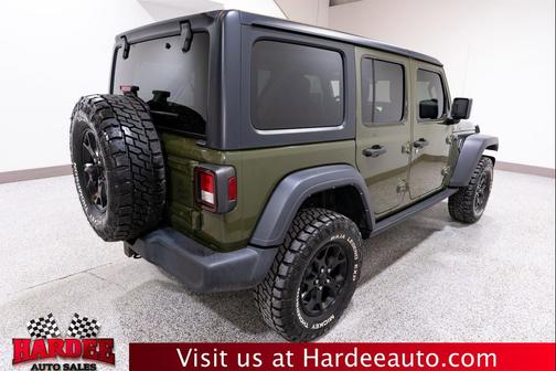 Sarge Green Clearcoat 2023 Jeep Wrangler Willys