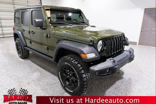 Sarge Green Clearcoat 2023 Jeep Wrangler Willys