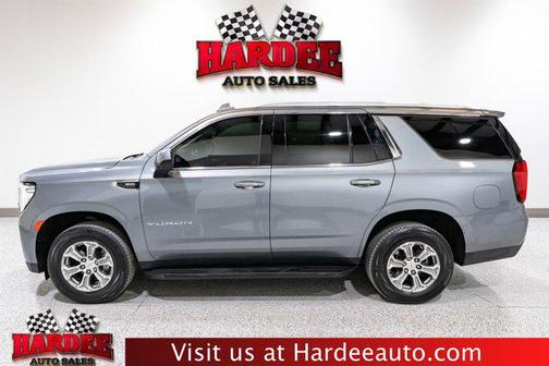 Satin Steel Metallic 2022 GMC Yukon SLE SUV