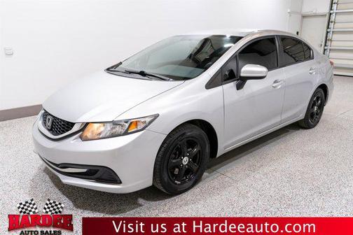 Alabaster Silver Metallic 2015 Honda Civic SE