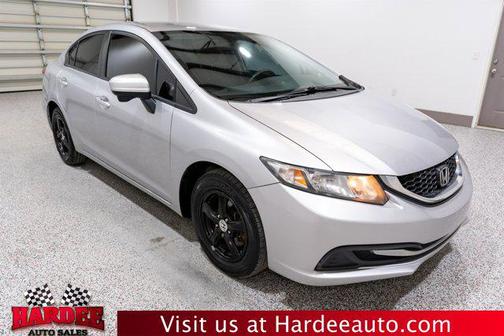 Alabaster Silver Metallic 2015 Honda Civic SE