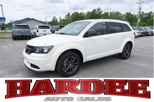Vice White 2018 Dodge Journey SE