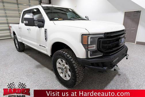 Star White Metallic Tri-Coat 2022 Ford F-250 Platinum