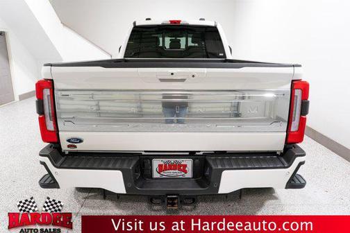 Star White Metallic Tri-Coat 2025 Ford F-450 Platinum