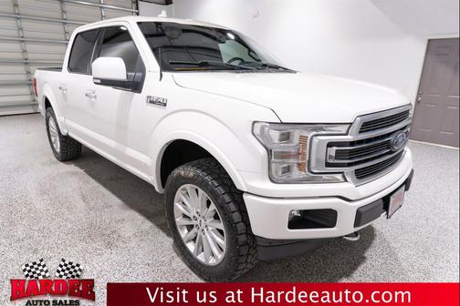 White Platinum Metallic Tri-Coat 2018 Ford F-150 Limited