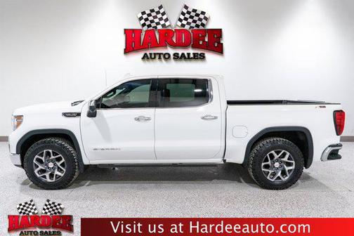 Summit White 2019 GMC Sierra 1500 SLT