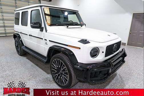 Polar White 2025 Mercedes-Benz AMG G 63 AMG G 63