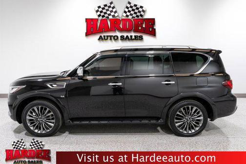 Mineral Black 2019 INFINITI QX80 Luxe SUV