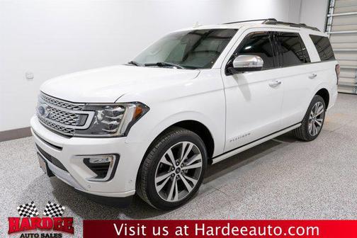 Star White Metallic Tri-Coat 2020 Ford Expedition Platinum