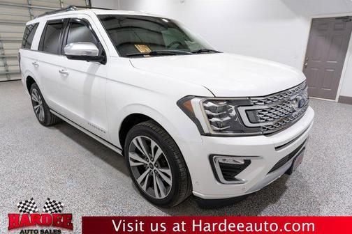 Star White Metallic Tri-Coat 2020 Ford Expedition Platinum