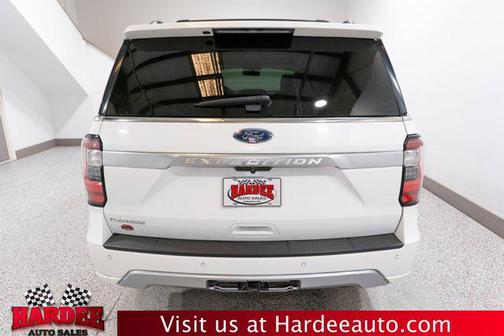 Star White Metallic Tri-Coat 2020 Ford Expedition Platinum