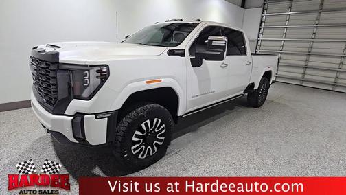 White Frost Tricoat 2024 GMC Sierra 3500 Denali
