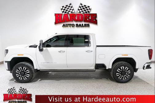 White Frost Tricoat 2024 GMC Sierra 3500 Denali