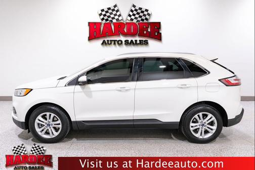 Star White Metallic Tri-Coat 2020 Ford Edge SEL