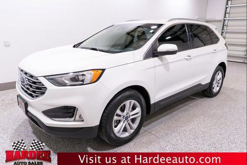 Star White Metallic Tri-Coat 2020 Ford Edge SEL