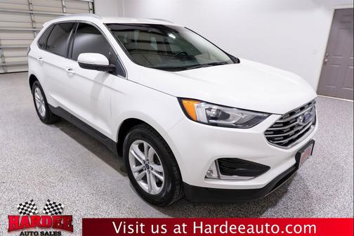 Star White Metallic Tri-Coat 2020 Ford Edge SEL