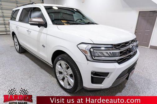 Star White Metallic Tri-Coat 2023 Ford Expedition Max King Ranch