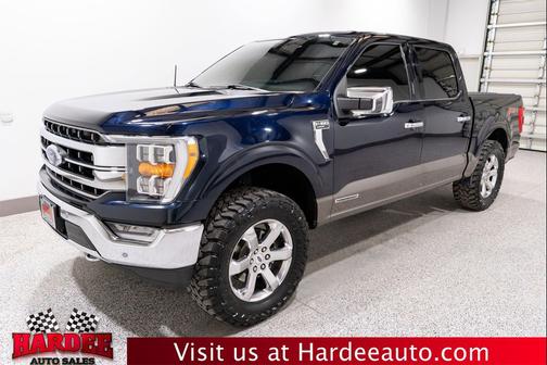Antimatter Blue Metallic 2021 Ford F-150 Lariat
