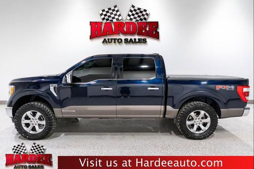Antimatter Blue Metallic 2021 Ford F-150 Lariat